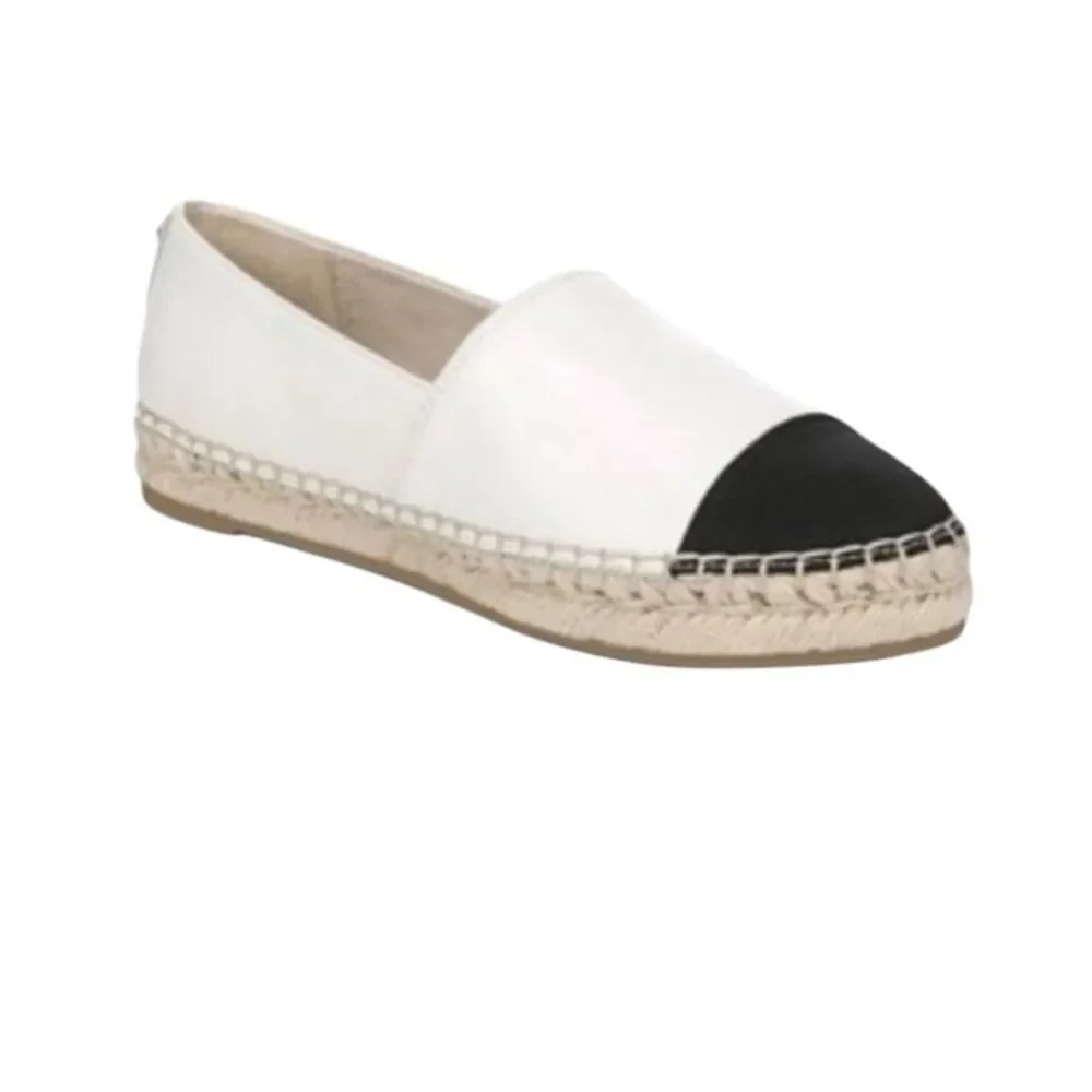 Sam Edelman Krissy Espadrille Leather Classic Chic Comfort Flat Shoes Size 7